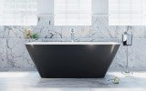 Arabella Black White Freestanding Solid Surface Bathtub by Aquatica web (5)